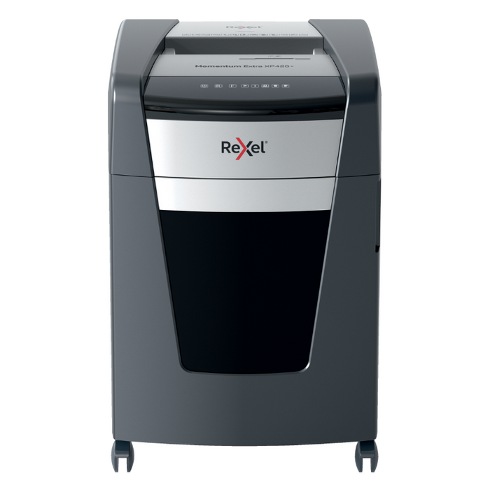 Rexel Momentum Extra XP420+ Jam Free Cross Cut Paper Shredder