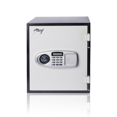 GODREJ INDIA FR 20L Fire Resistant Safe (Vertical) with Key + Electronic Lock