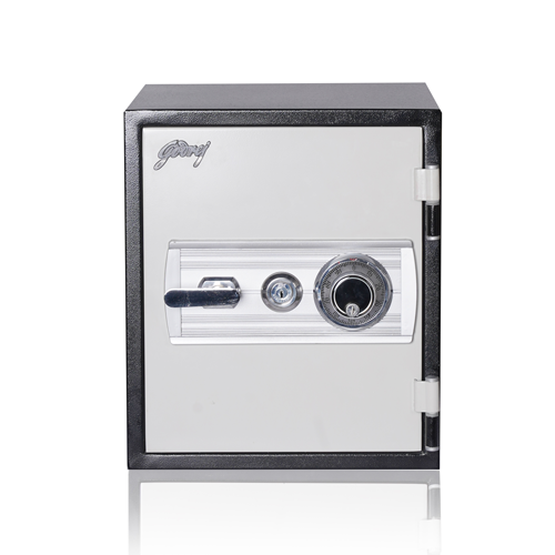 GODREJ INDIA FR 20L Fire Resistant Safe (Vertical) with 2 Key or with Key + Combination Lock