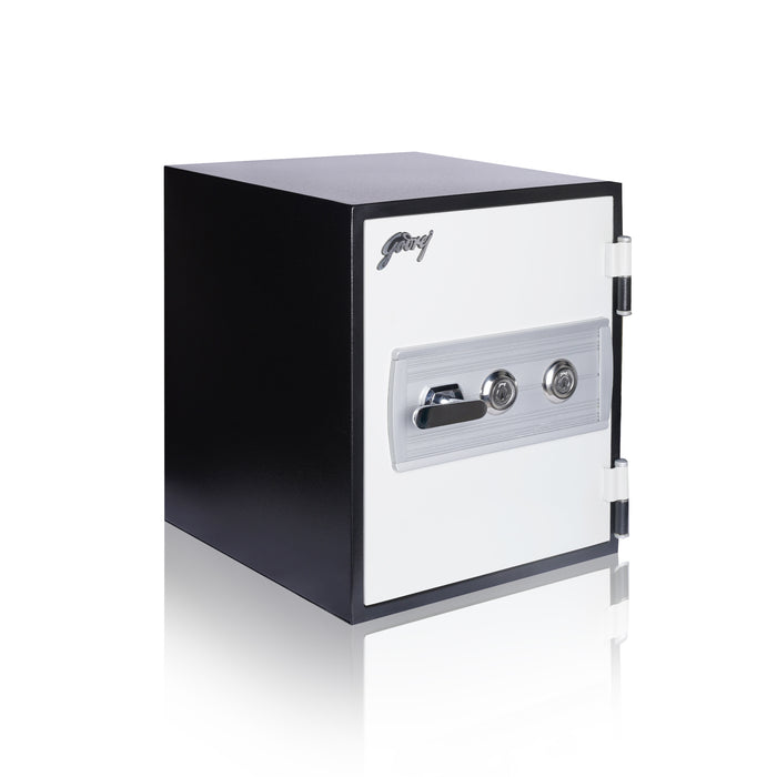 GODREJ INDIA FR 20L Fire Resistant Safe (Vertical) with 2 Key or with Key + Combination Lock