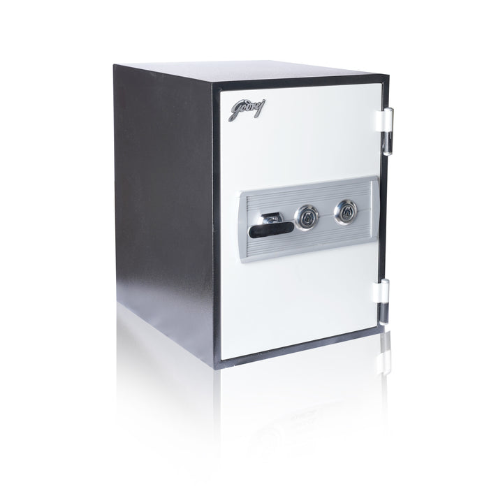 GODREJ INDIA FR 30L Fire Resistant Vertical Safe with 2 Keys or with Key + Combination Lock