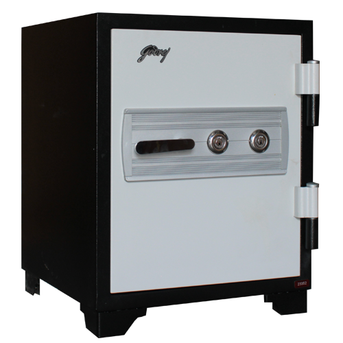 GODREJ INDIA FR 445 Fire Resistant Safe with 2 Key or with Key + Combination Lock