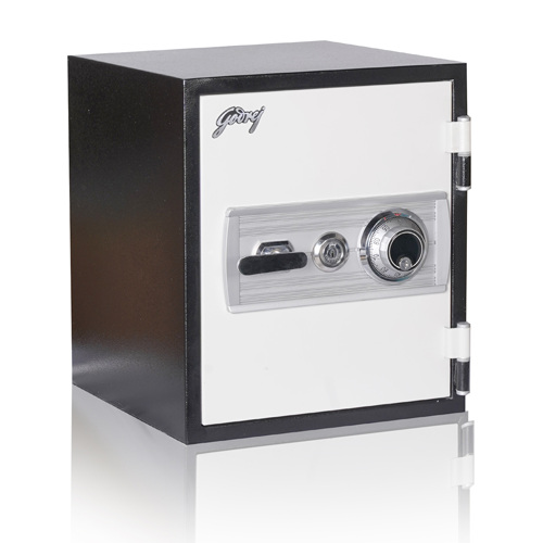 GODREJ INDIA FR 30L Fire Resistant Vertical Safe with 2 Keys or with Key + Combination Lock