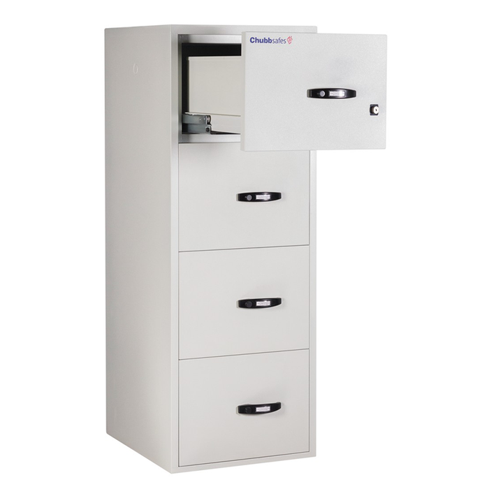 Chubb Safes Fire File Fire Resistant Document Protection Cabinet 31" 4 Drawers 2H