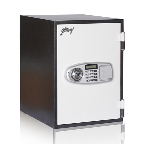 GODREJ INDIA FR 30L Fire Resistant Safe (Vertical) with Key + Electronic Lock