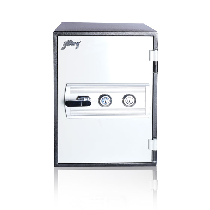 GODREJ INDIA FR 30L Fire Resistant Vertical Safe with 2 Keys or with Key + Combination Lock