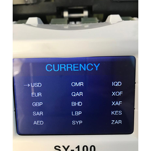 MIRAGE SY-100 Banknote Counting Machine with 15 Currencies